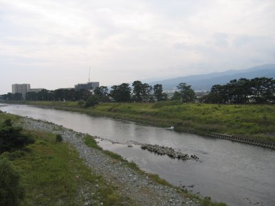 足柄大橋から見た酒匂川